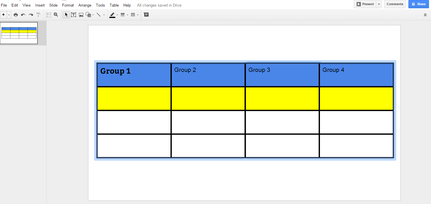 Practical Ed Tech Tip of the Week Formatting Tables in Google Docs